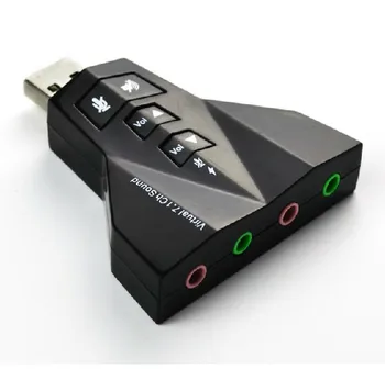 Free Shipping Double Sound Card Virtual 7.1 Channel USB 2.0 Audio Adapter Dual Microphone and Headset 7.1Ch 3D Audio Sound Card
Free Shipping Double Sound Card Virtual 7.1 Channel USB 2.0 Audio Adapter Dual Microphone and Headset 7.1Ch 3D Audio Sound Card