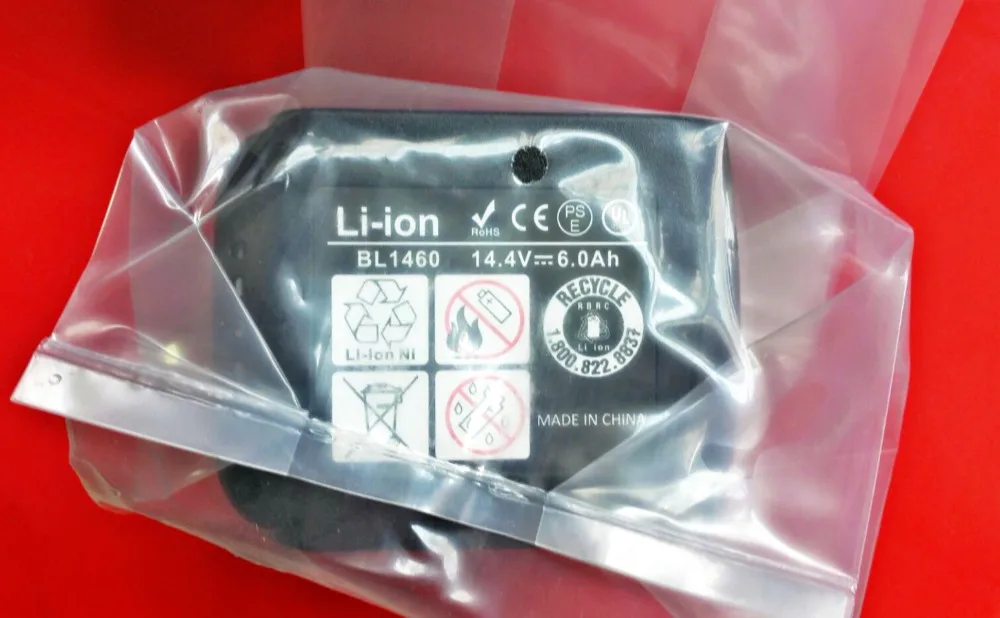 Sale 14.4V 6000MAh BL1460 Li-ion Replacement Battery for MAKITA 14.4 Volt Drills DA340DRF 194065-3 194066-1 BHP440RFE BML145
Sale 14.4V 6000MAh BL1460 Li-ion Replacement Battery for MAKITA 14.4 Volt Drills DA340DRF 194065-3 194066-1 BHP440RFE BML145