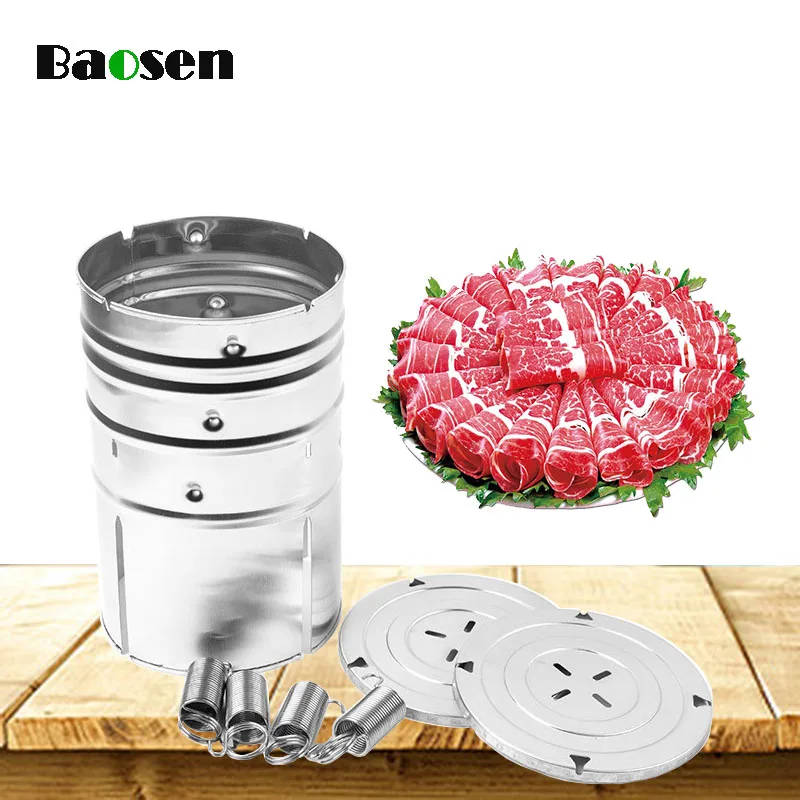 Baosen 1Pcs Round Shape Stainless Steel Ham Press Maker Machine Seafood Meat Poultry Tools Cooking Tools Kitchen Accessories
Baosen 1Pcs Round Shape Stainless Steel Ham Press Maker Machine Seafood Meat Poultry Tools Cooking Tools Kitchen Accessories