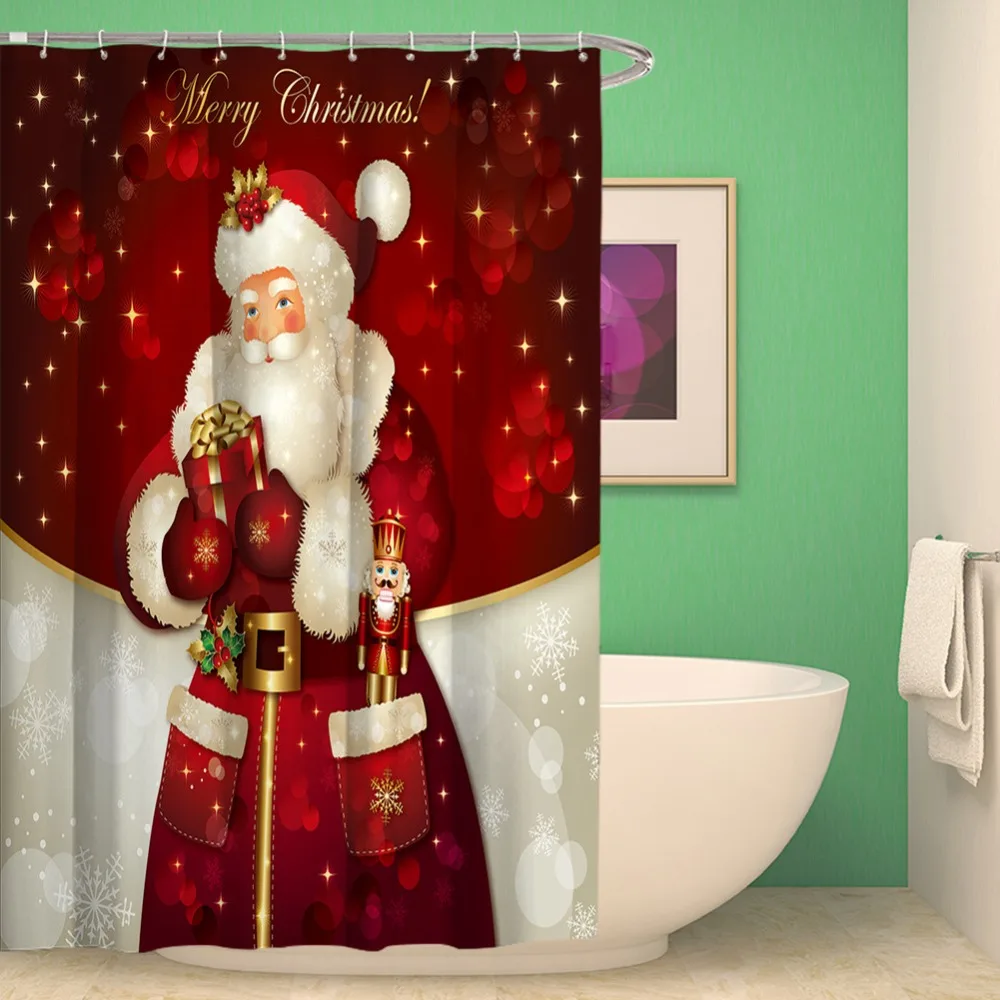 Christmas Snowman Printed Waterproof Bathroom Xmas Shower Curtain Mildew Proof Polyester Fabric Bathroom Curtain Home Decor
Christmas Snowman Printed Waterproof Bathroom Xmas Shower Curtain Mildew Proof Polyester Fabric Bathroom Curtain Home Decor