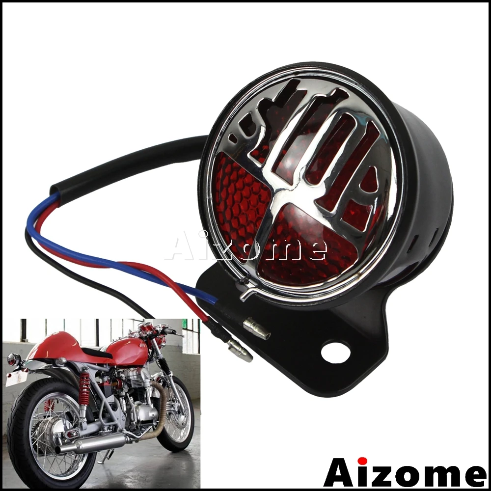 Светодиодный стоп сигнал для мотоцикла задний фсветильник с номерной табличкой