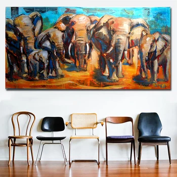 Animal Art African Elephant Family Big Canvas Paintings Wall Art Prints Printing Posters Picture For Living Room Home Decor
Animal Art African Elephant Family Big Canvas Paintings Wall Art Prints Printing Posters Picture For Living Room Home Decor