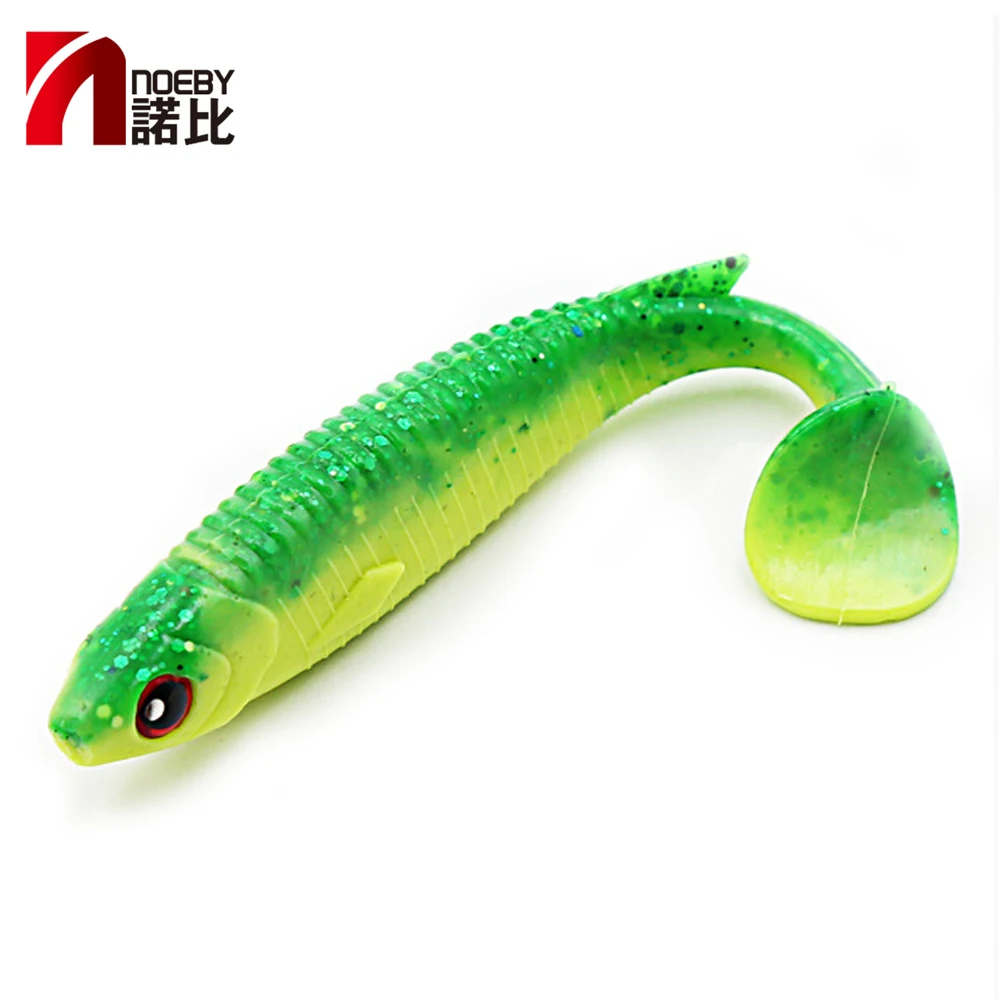 NOEBY 5485 soft fishing lure pesca silicone bait leurre souple 3D eyes paddle tail swimbait 100mm 8g for pike bass trout fishing
NOEBY 5485 soft fishing lure pesca silicone bait leurre souple 3D eyes paddle tail swimbait 100mm 8g for pike bass trout fishing