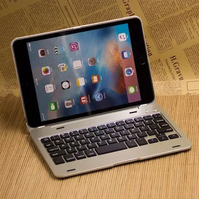 Новый тонкий беспроводной Чехол для iPad mini 4 с клавиатурой Bluetooth чехол полным