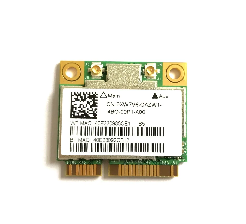 BCM94352 BCM94352HMB 802.11ac WiFi 867Mbps Wireless-AC WLAN + BT 4,0 Half Mini PCI-E карта
BCM94352 BCM94352HMB 802.11ac WiFi 867Mbps Wireless-AC WLAN + BT 4,0 Half Mini PCI-E карта