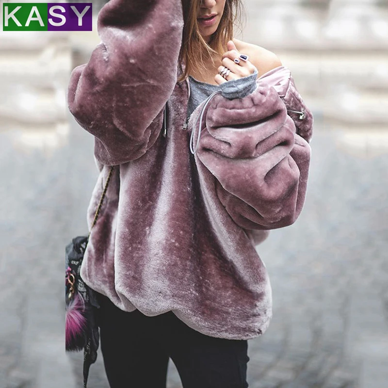 Winter Large Warm Women Zipper Hoodies Solid V Neck Faux Fur Pullover Loose Hooded Hoodies Sweatshirts Female Pullover
Winter Large Warm Women Zipper Hoodies Solid V Neck Faux Fur Pullover Loose Hooded Hoodies Sweatshirts Female Pullover