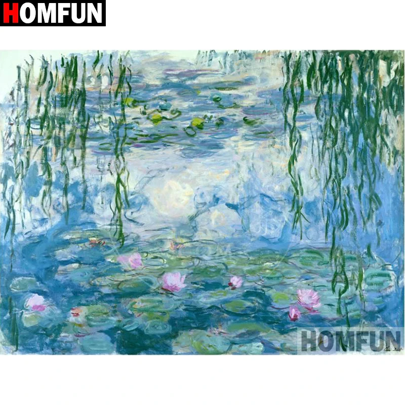 HOMFUN Full Square/Round Drill 5D DIY Diamond Painting "Flower tree scenery" Embroidery Cross Stitch Home Decor Gift A17483 | Дом и
