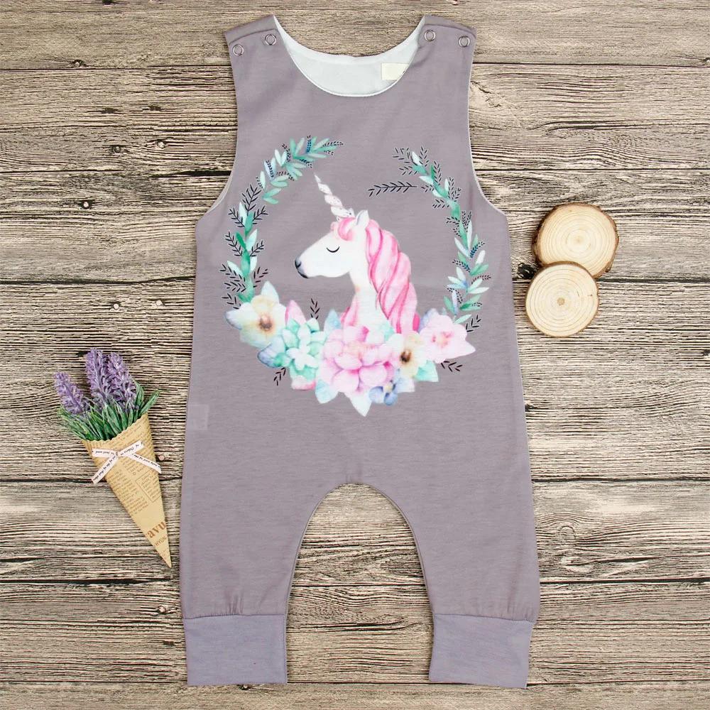 2018 Baby Boy Girl Fashion Romper Unicorn Gray Jumpsuit Summer Newborn Clothes Outfits for 3M-18M
2018 Baby Boy Girl Fashion Romper Unicorn Gray Jumpsuit Summer Newborn Clothes Outfits for 3M-18M