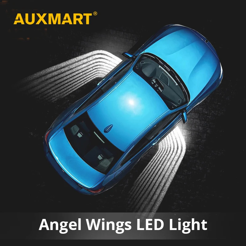 AUXMART 1 Pair Angel Wings Car Welcome Light Shadow Light Projector Car LED Door Warning Light Lamp for BMW Toyota Volkswagen
AUXMART 1 Pair Angel Wings Car Welcome Light Shadow Light Projector Car LED Door Warning Light Lamp for BMW Toyota Volkswagen