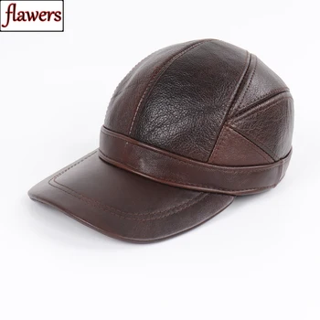 2019 New Outdoor Men Natural Cowhide Leather Baseball Caps Fall Winter Man Real Leather Earlap Cap Male Genuine Cow Leather Hats
2019 New Outdoor Men Natural Cowhide Leather Baseball Caps Fall Winter Man Real Leather Earlap Cap Male Genuine Cow Leather Hats