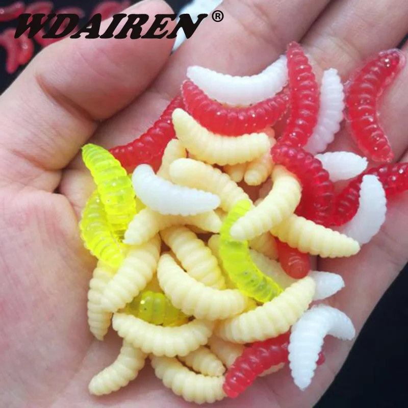 100pcs/lot Soft Lures 2cm 0.35g Soft Plastic Lures Larva Worm Floating Freshwater Silicone Soft Bait Worm For Fishing tackle
100pcs/lot Soft Lures 2cm 0.35g Soft Plastic Lures Larva Worm Floating Freshwater Silicone Soft Bait Worm For Fishing tackle
