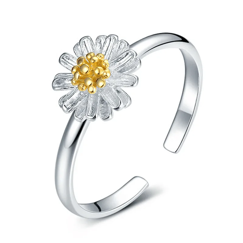 2018 new design Fashion silver Color finger adjustable rings daisy flower shape small open ring for women girl jewelry gift
2018 new design Fashion silver Color finger adjustable rings daisy flower shape small open ring for women girl jewelry gift