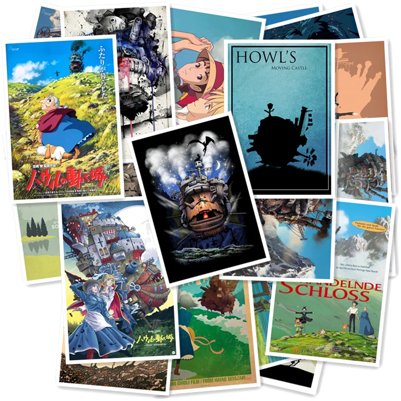 Howl's Moving Castle 20/pcs PVC Series Sticker Home Decor Fridge Styling Wall Travel Suitcase Graffiti Styling
Howl's Moving Castle 20/pcs PVC Series Sticker Home Decor Fridge Styling Wall Travel Suitcase Graffiti Styling