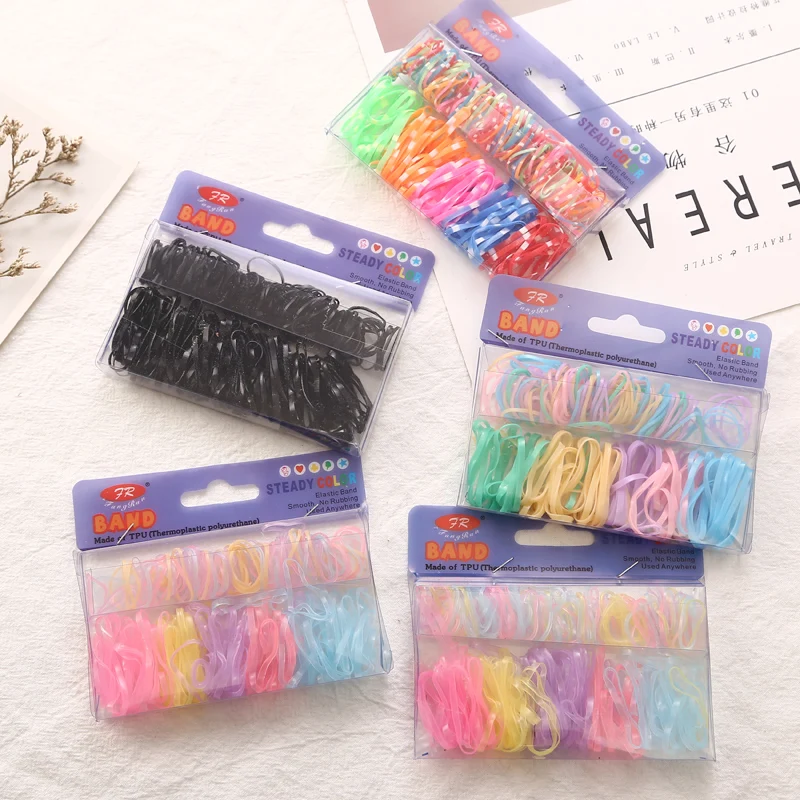 New 1Box Girl Gum For Hair Children TPU Rubber Bands Ponytail Holder Elastic Hair Band Girls Scrunchie Hair Accessories
New 1Box Girl Gum For Hair Children TPU Rubber Bands Ponytail Holder Elastic Hair Band Girls Scrunchie Hair Accessories
