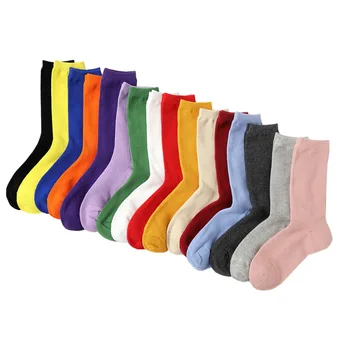 2 pairs Spring Autumn ladies mid tube socks cotton vertical purple black white other colors women Casual comfortable sports sock
2 pairs Spring Autumn ladies mid tube socks cotton vertical purple black white other colors women Casual comfortable sports sock