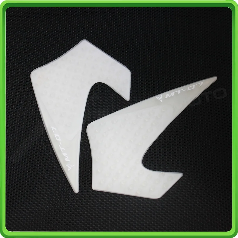 Motorcycle Tank Traction Side Pad Gas Fuel Knee Grip Decal For YAMAHA MT-07 FZ 07 FZ07 2013 2014 2015 2016 2017 (4)
