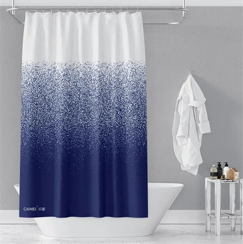 Blue Dots Shower Curtain Waterproof Mildew Polyester Thickened Toilet Partition Curtain Bathroom Curtain with Hooks Home Decor
Blue Dots Shower Curtain Waterproof Mildew Polyester Thickened Toilet Partition Curtain Bathroom Curtain with Hooks Home Decor