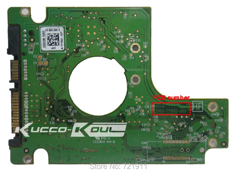 HDD PCB logic board circuit board 2060 771692 005 for 2.5 inch SATA hard drive repair hdd date recovery
HDD PCB logic board circuit board 2060 771692 005 for 2.5 inch SATA hard drive repair hdd date recovery
