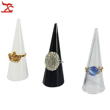 Wholesale 10Pcs/Lot Fashion Acrylic Finger Ring Holder Mini Cone Ring Organizer Display Holder Shelf Stand Clear White Black
Wholesale 10Pcs/Lot Fashion Acrylic Finger Ring Holder Mini Cone Ring Organizer Display Holder Shelf Stand Clear White Black