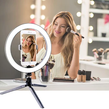 26cm Beauty Fill Light Selfie Ring Light LED Video Camera Light USB Photo Filling Lamp with Phone Holder
26cm Beauty Fill Light Selfie Ring Light LED Video Camera Light USB Photo Filling Lamp with Phone Holder