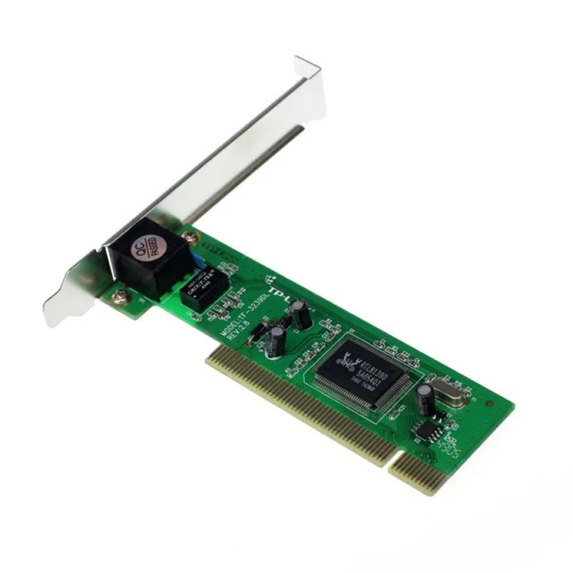 Фото Заводская цена Новый 10/100 Мбит/с NIC RJ45 RTL8139D LAN сетевой PCI адаптер для компьютера ПК