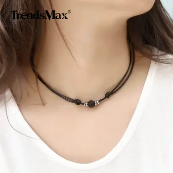 1.5mm Lava Rock Stone Choker Necklace Handmade Leather Chain Adjustable Length Mens Womens 8mm 10mm Wholesale Jewelry DNM18
1.5mm Lava Rock Stone Choker Necklace Handmade Leather Chain Adjustable Length Mens Womens 8mm 10mm Wholesale Jewelry DNM18
