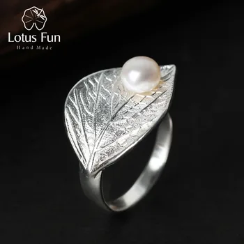 Lotus Fun Real 925 Sterling Silver Natural Pearl Handmade Designer Fine Jewelry Creative Open Ring Leaf Rings For Women Bijoux
Lotus Fun Real 925 Sterling Silver Natural Pearl Handmade Designer Fine Jewelry Creative Open Ring Leaf Rings For Women Bijoux