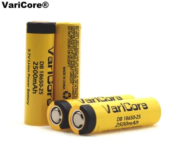 4PCS VariCore New Original 18650 2500mAh Li-lon Rechargeable Battery 3.6V Power 20A discharge For E-Cigarette batteries
4PCS VariCore New Original 18650 2500mAh Li-lon Rechargeable Battery 3.6V Power 20A discharge For E-Cigarette batteries