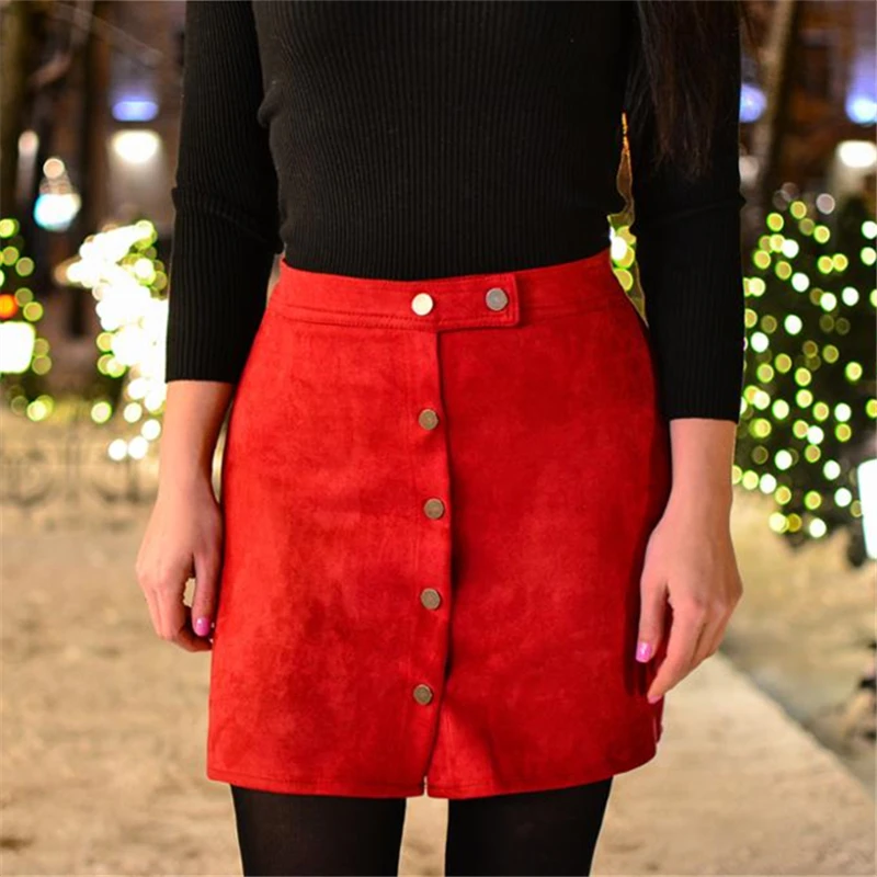2019 Winter Office Sexy Ladies Suede A-Line Mini Button Skirt High Waist Women Bodycon Black Pencil Short Skirt Jupe Femme S1911
2019 Winter Office Sexy Ladies Suede A-Line Mini Button Skirt High Waist Women Bodycon Black Pencil Short Skirt Jupe Femme S1911