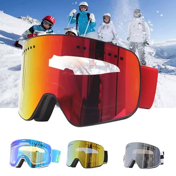 2019 Magnetic Ski Glasses Double Lens mountaineering glasses UV400 Anti-fog Ski Goggles Men Women snowmobile spectacles
2019 Magnetic Ski Glasses Double Lens mountaineering glasses UV400 Anti-fog Ski Goggles Men Women snowmobile spectacles