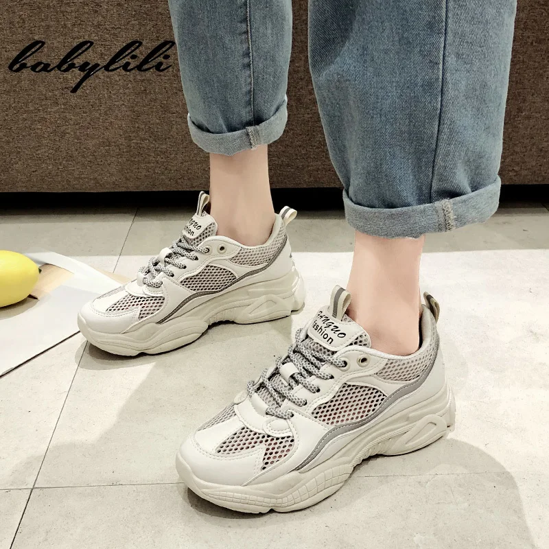 2019 Sneakers Women Light Weight Running Shoes for Women Breathable Platform Sneakers Basket Femme Dad Sneakers Mujer
2019 Sneakers Women Light Weight Running Shoes for Women Breathable Platform Sneakers Basket Femme Dad Sneakers Mujer