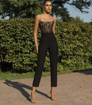 Jumpsuits Women 2019 Sexy Lace Black Rayon Bodycon Bandage Jumpsuit Fashion Straight Party Jumpsuit
Jumpsuits Women 2019 Sexy Lace Black Rayon Bodycon Bandage Jumpsuit Fashion Straight Party Jumpsuit