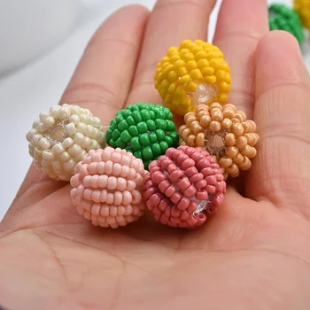 New Arrival 40pcs/Lot 17MM acrylic Seed Beads Crochet Round Jewelry Loose Round Beads Ornament Accessories DIY Ornaments Craft
New Arrival 40pcs/Lot 17MM acrylic Seed Beads Crochet Round Jewelry Loose Round Beads Ornament Accessories DIY Ornaments Craft