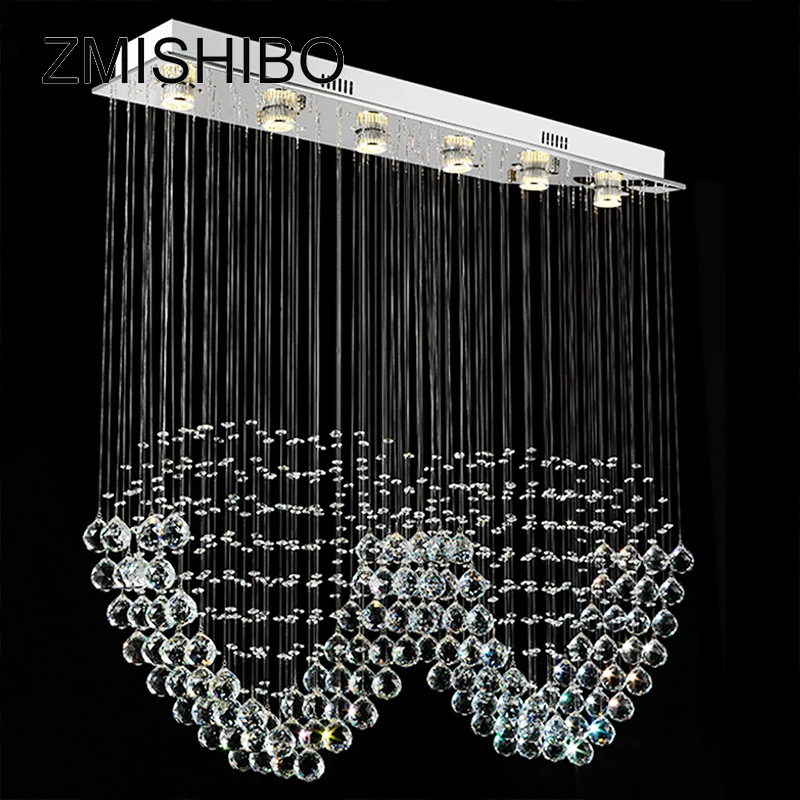 ZMISHIBO Double Heart Crystal Pendant Ceiling Lamp 3/6 LED Bulbs 110-220V Surface Mounted Chandelier Lighting Master Bedroom
ZMISHIBO Double Heart Crystal Pendant Ceiling Lamp 3/6 LED Bulbs 110-220V Surface Mounted Chandelier Lighting Master Bedroom