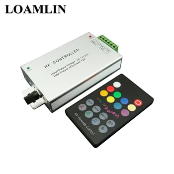 RF Wireless 18-Key RGB LED Music Controller DC12-24V 18Keys LED RF Remote Control Audio Input Wireless LED Controller
RF Wireless 18-Key RGB LED Music Controller DC12-24V 18Keys LED RF Remote Control Audio Input Wireless LED Controller