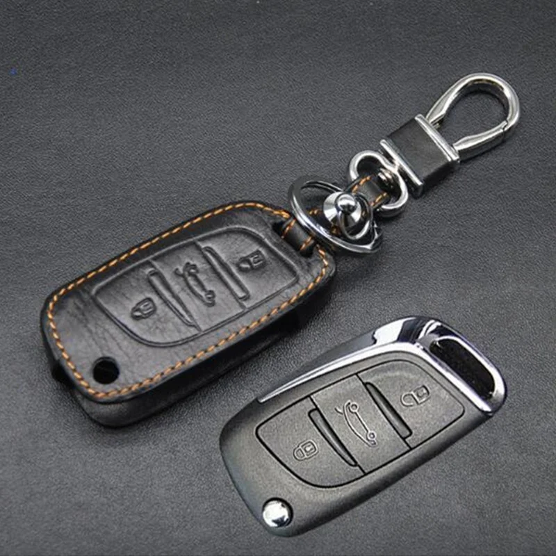 Leather Car Key Cover for Citroen C4 C5 DS4 2016 flip folding remote Smart Key Case Protector Bag
Leather Car Key Cover for Citroen C4 C5 DS4 2016 flip folding remote Smart Key Case Protector Bag