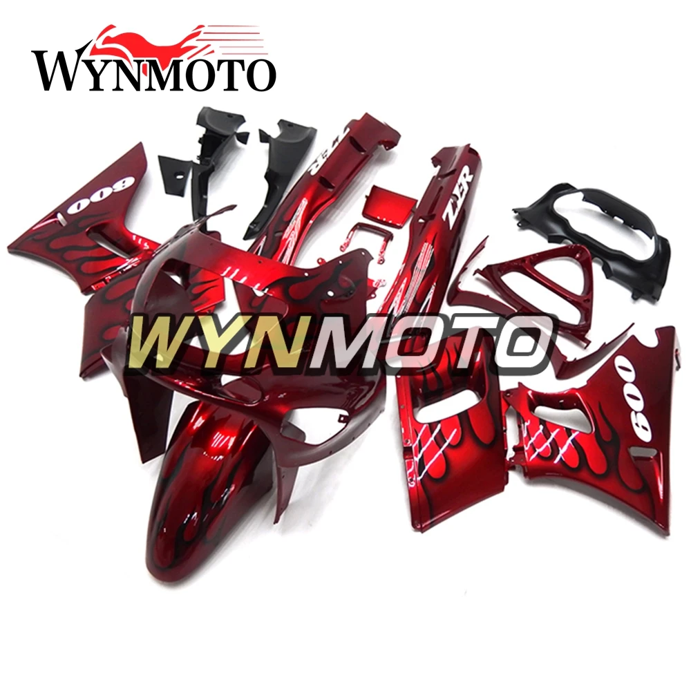 Complete ABS Injection Fairings For Kawasaki ZZR-400 ZZR400 1993 - 2007 Motorbike Fairing Kits Red Black Flame Cowlings
Complete ABS Injection Fairings For Kawasaki ZZR-400 ZZR400 1993 - 2007 Motorbike Fairing Kits Red Black Flame Cowlings