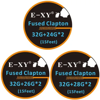 15feet/roll Fused Clapton Heating Wire for RDA RBA Rebuildable Atomizer Heating Wires Coil DIY Vaporizer E-Cigarette Accessorie
15feet/roll Fused Clapton Heating Wire for RDA RBA Rebuildable Atomizer Heating Wires Coil DIY Vaporizer E-Cigarette Accessorie