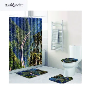 Free Shipping 4Pcs Highway Mountain Casa De Banho Banyo Bathroom Carpet Toilet Bath Mats Set Tapis Salle De Bain Alfombra Bano
Free Shipping 4Pcs Highway Mountain Casa De Banho Banyo Bathroom Carpet Toilet Bath Mats Set Tapis Salle De Bain Alfombra Bano