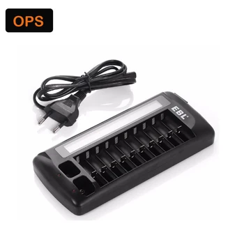 9V 1.2V 10 Slots LCD display Smart Intelligent Battery Charger for AA / AAA NiCd NiMh Rechargeable Batteries EU and US Plug
9V 1.2V 10 Slots LCD display Smart Intelligent Battery Charger for AA / AAA NiCd NiMh Rechargeable Batteries EU and US Plug