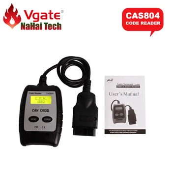 DHL Free Original VGATE CAS804 for All OBDII Vehicles OBD CAN Code Reader Scanner Erase Fault Code CAS 804 Auto Diagnostic-tool
DHL Free Original VGATE CAS804 for All OBDII Vehicles OBD CAN Code Reader Scanner Erase Fault Code CAS 804 Auto Diagnostic-tool