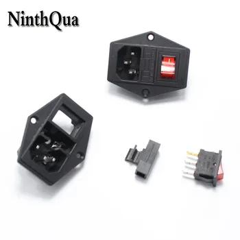 5sets 10A 250V 3 in 1 C14 Rocker Fuse Switch Inlet Male Power Supply Connector Socket AC power Switchs
5sets 10A 250V 3 in 1 C14 Rocker Fuse Switch Inlet Male Power Supply Connector Socket AC power Switchs