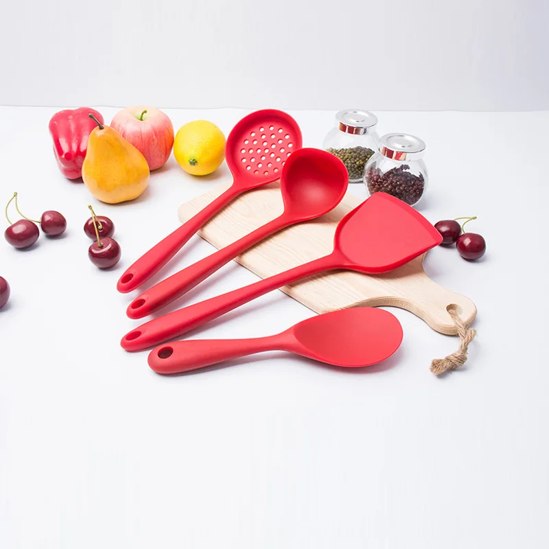 Color box stock silicone cookware,silicone kitchen utensils 4 sets of cooking scoops non-stick pan, kitchen utensils
Color box stock silicone cookware,silicone kitchen utensils 4 sets of cooking scoops non-stick pan, kitchen utensils