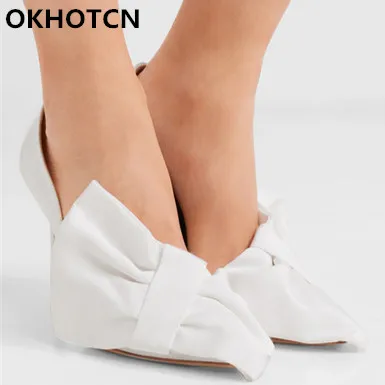 Brand Name Designers Women High Heels Pumps Shoes Elegant Pointed Toe With Big Bowtie Slip On Gladiators Stilettos Shoes Women
Brand Name Designers Women High Heels Pumps Shoes Elegant Pointed Toe With Big Bowtie Slip On Gladiators Stilettos Shoes Women