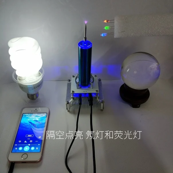 Put Music Ion Windmill Tesla Coil Wreath Spaced Lights Wireless Transmission Radio Station
Put Music Ion Windmill Tesla Coil Wreath Spaced Lights Wireless Transmission Radio Station