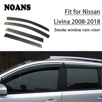NOANS 4pcs Stickers For Nissan Livina L10 L11 2018 2017-2008 Car Styling Accessories ABS Windows Sun Rain Visor Door Shield Trim
NOANS 4pcs Stickers For Nissan Livina L10 L11 2018 2017-2008 Car Styling Accessories ABS Windows Sun Rain Visor Door Shield Trim