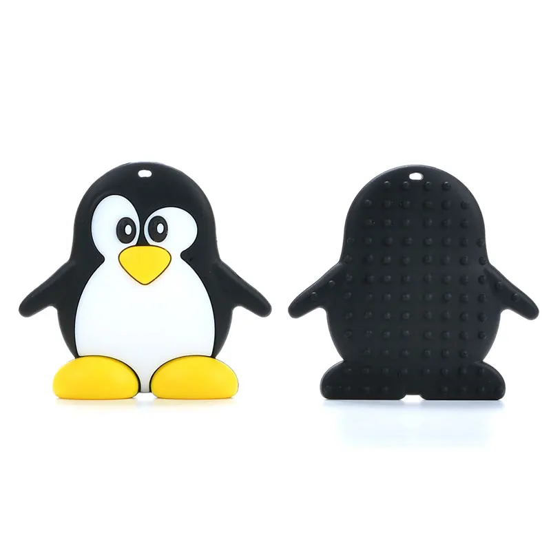 1pc Penguin Silicone Teether Beads Baby Teething Nursing Pendant For DIY Rattle Toys Pacifier Chain Animal Accessories BPA Free
1pc Penguin Silicone Teether Beads Baby Teething Nursing Pendant For DIY Rattle Toys Pacifier Chain Animal Accessories BPA Free