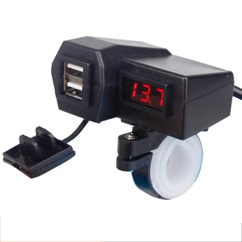 Car Charge Digital Display Four In One MultiFunction Motorcycle USB Vehicle Charger on-board Voltmeter and Safety Torsion Switch
Car Charge Digital Display Four In One MultiFunction Motorcycle USB Vehicle Charger on-board Voltmeter and Safety Torsion Switch