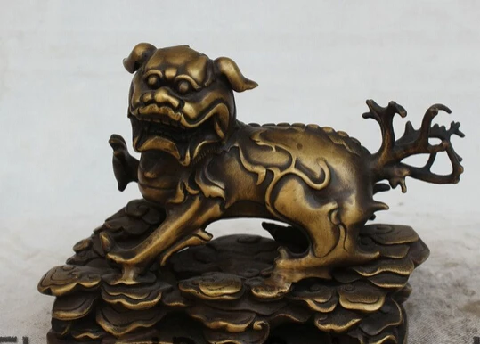 bi002230 10" Chinese Feng Shui Pure Bronze Dragon Beast PiXiu kylin unicorn Ruyi Statue
bi002230 10" Chinese Feng Shui Pure Bronze Dragon Beast PiXiu kylin unicorn Ruyi Statue