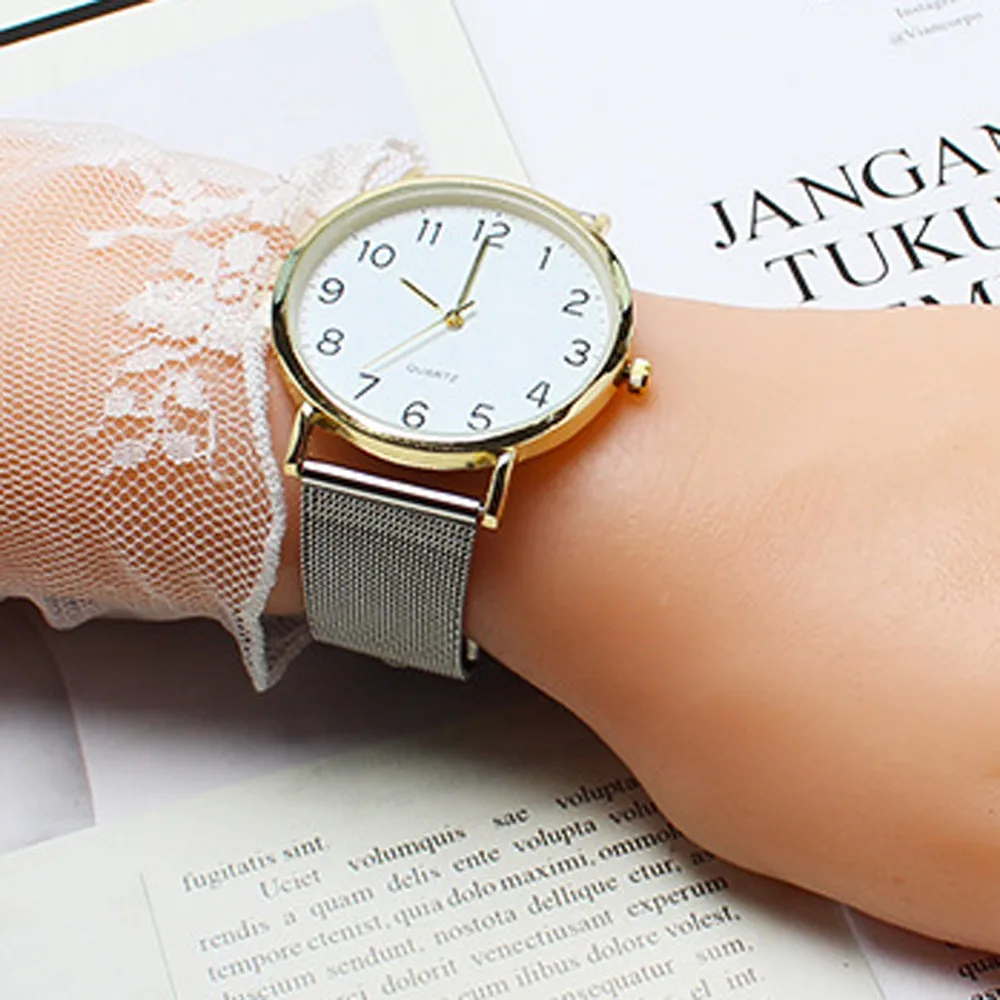 Womens Dress Watch Men Quartz Analog Wrist Delicate Watch Unisex Simple Business Fashion Steel Strip Quartz Wrist Watch Relogio
Womens Dress Watch Men Quartz Analog Wrist Delicate Watch Unisex Simple Business Fashion Steel Strip Quartz Wrist Watch Relogio